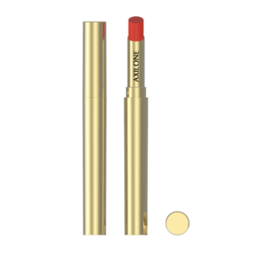 lipstick with gold finish