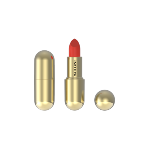 lipstick with gold finish